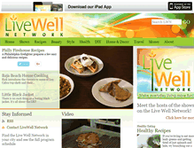 Tablet Screenshot of livewellnetwork.com